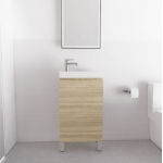 Forest timber Light oak MDF Free Standing Mini Vanity 450 Forest timber Light oak MDF Free Standing Mini Vanity 450